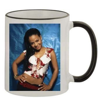 Christina Milian 11oz Colored Rim & Handle Mug