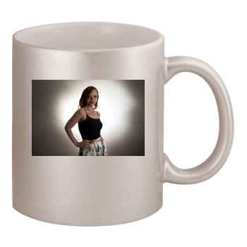 Christina Ricci 11oz Metallic Silver Mug