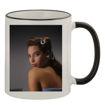 Christy Turlington 11oz Colored Rim & Handle Mug