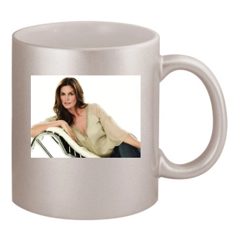 Cindy Crawford 11oz Metallic Silver Mug