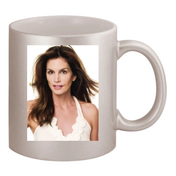 Cindy Crawford 11oz Metallic Silver Mug