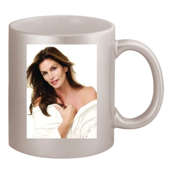 Cindy Crawford 11oz Metallic Silver Mug