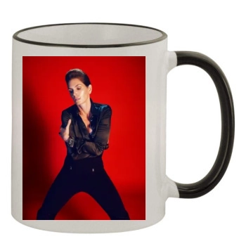 Cindy Crawford 11oz Colored Rim & Handle Mug