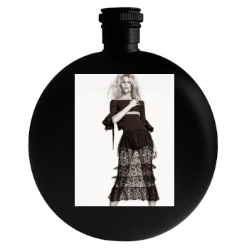 Claudia Schiffer Round Flask