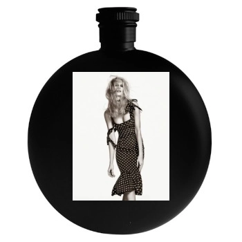 Claudia Schiffer Round Flask