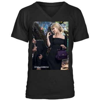 Claudia Schiffer Men's V-Neck T-Shirt