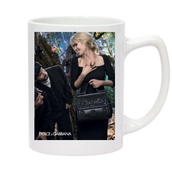 Claudia Schiffer 14oz White Statesman Mug