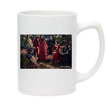 Claudia Schiffer 14oz White Statesman Mug