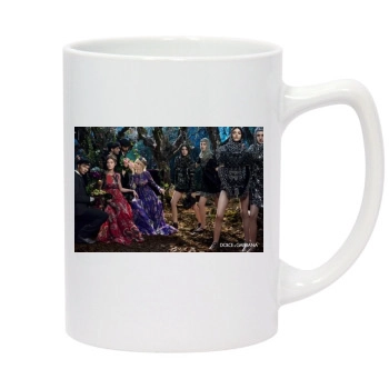 Claudia Schiffer 14oz White Statesman Mug