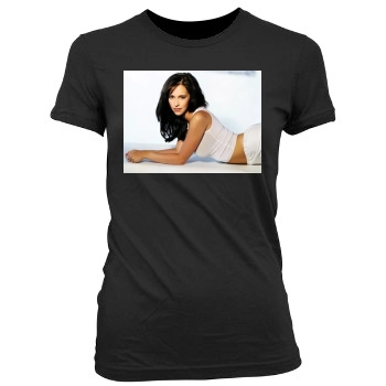 Jennifer Love Hewitt Women's Junior Cut Crewneck T-Shirt