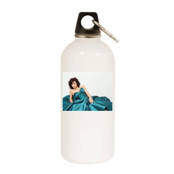 Jennifer Love Hewitt White Water Bottle With Carabiner