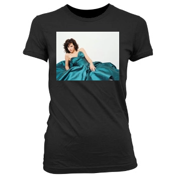 Jennifer Love Hewitt Women's Junior Cut Crewneck T-Shirt