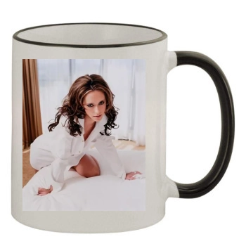 Jennifer Love Hewitt 11oz Colored Rim & Handle Mug