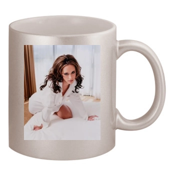 Jennifer Love Hewitt 11oz Metallic Silver Mug