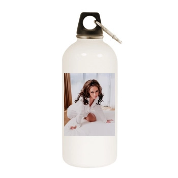 Jennifer Love Hewitt White Water Bottle With Carabiner