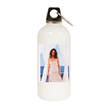 Jennifer Love Hewitt White Water Bottle With Carabiner