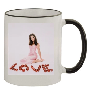 Jennifer Love Hewitt 11oz Colored Rim & Handle Mug