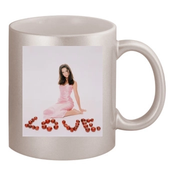 Jennifer Love Hewitt 11oz Metallic Silver Mug