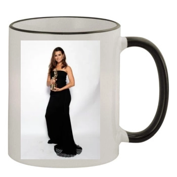 Cote De Pablo 11oz Colored Rim & Handle Mug