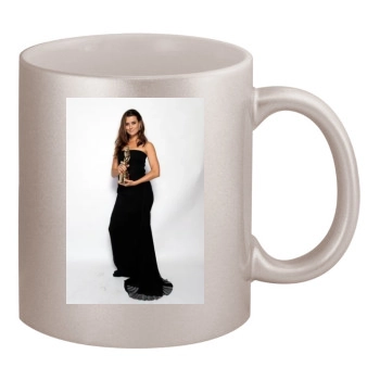 Cote De Pablo 11oz Metallic Silver Mug