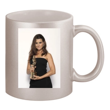 Cote De Pablo 11oz Metallic Silver Mug