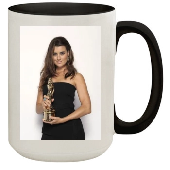 Cote De Pablo 15oz Colored Inner & Handle Mug