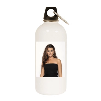 Cote De Pablo White Water Bottle With Carabiner