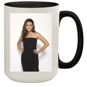 Cote De Pablo 15oz Colored Inner & Handle Mug