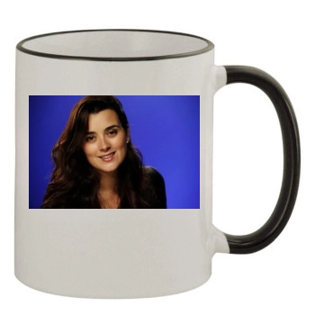 Cote De Pablo 11oz Colored Rim & Handle Mug