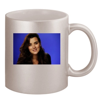 Cote De Pablo 11oz Metallic Silver Mug