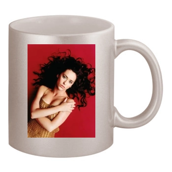 Jennifer Love Hewitt 11oz Metallic Silver Mug