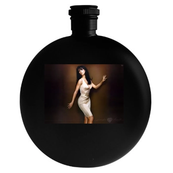 Jennifer Love Hewitt Round Flask