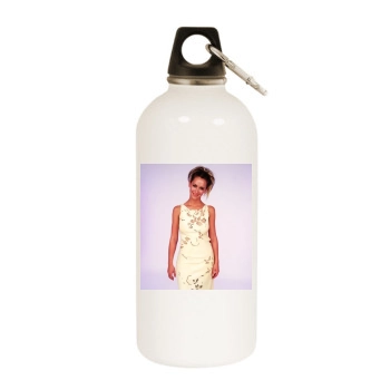 Jennifer Love Hewitt White Water Bottle With Carabiner