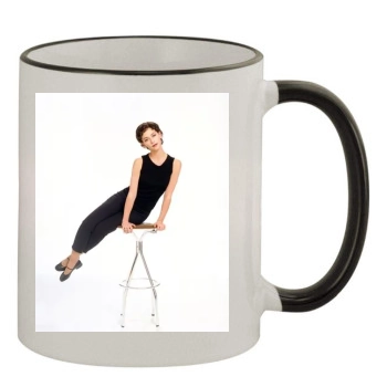 Jennifer Love Hewitt 11oz Colored Rim & Handle Mug