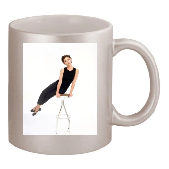 Jennifer Love Hewitt 11oz Metallic Silver Mug