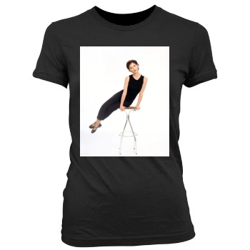 Jennifer Love Hewitt Women's Junior Cut Crewneck T-Shirt