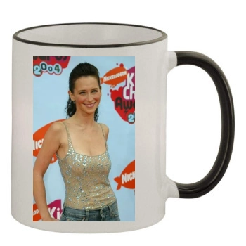 Jennifer Love Hewitt 11oz Colored Rim & Handle Mug