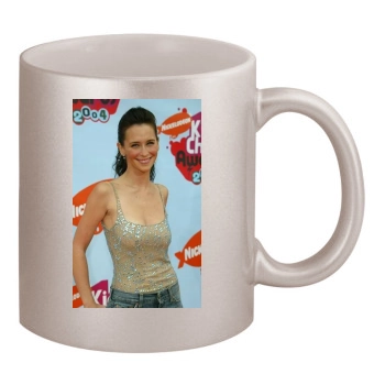 Jennifer Love Hewitt 11oz Metallic Silver Mug