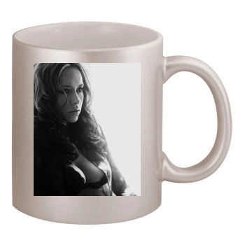 Jennifer Love Hewitt 11oz Metallic Silver Mug