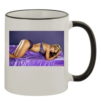 Jennifer Walcott 11oz Colored Rim & Handle Mug