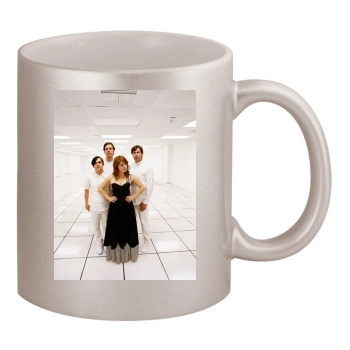 Jenny Lewis 11oz Metallic Silver Mug