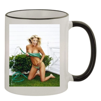 Jenny McCarthy 11oz Colored Rim & Handle Mug