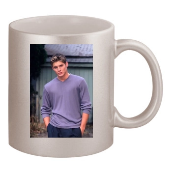 Jensen Ackles 11oz Metallic Silver Mug