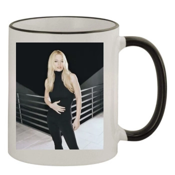 Jeri Ryan 11oz Colored Rim & Handle Mug