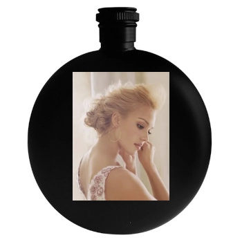 Jessica Alba Round Flask