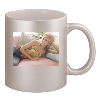 Jessica Alba 11oz Metallic Silver Mug