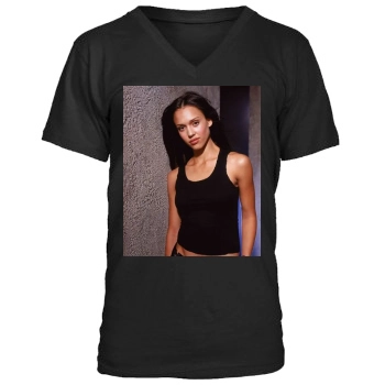 Jessica Alba Men's V-Neck T-Shirt