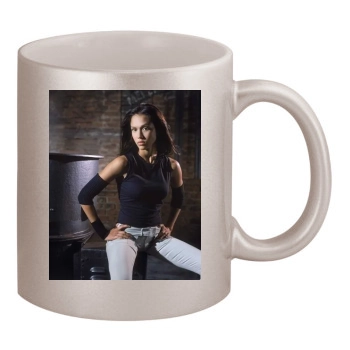 Jessica Alba 11oz Metallic Silver Mug