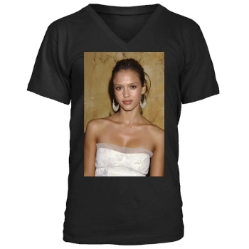 Jessica Alba Men's V-Neck T-Shirt