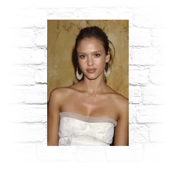 Jessica Alba Metal Wall Art